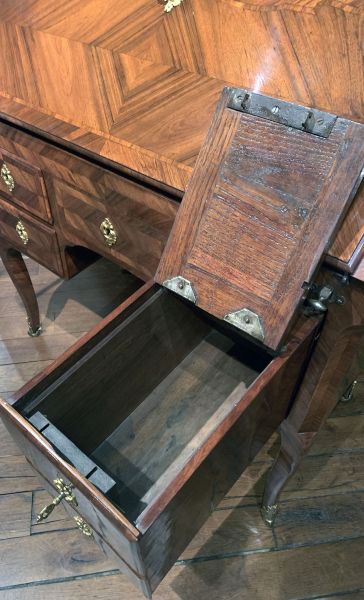 A Louis XV Bureau de pente, stamped Migeon