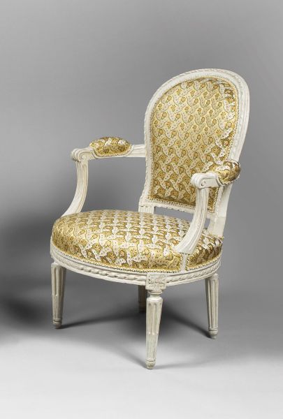 Paire de fauteuils en bois laqué - Époque Louis XVI - Circa 1780