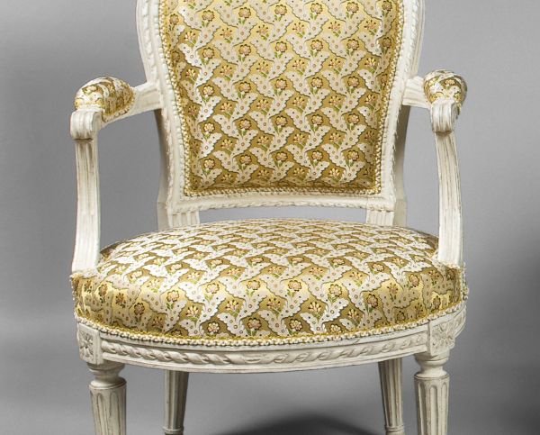 Paire de fauteuils en bois laqué - Époque Louis XVI - Circa 1780