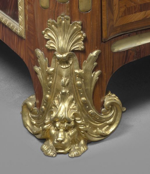 A Louis XIV/Régence  kingwood,ormolu-mounted commode